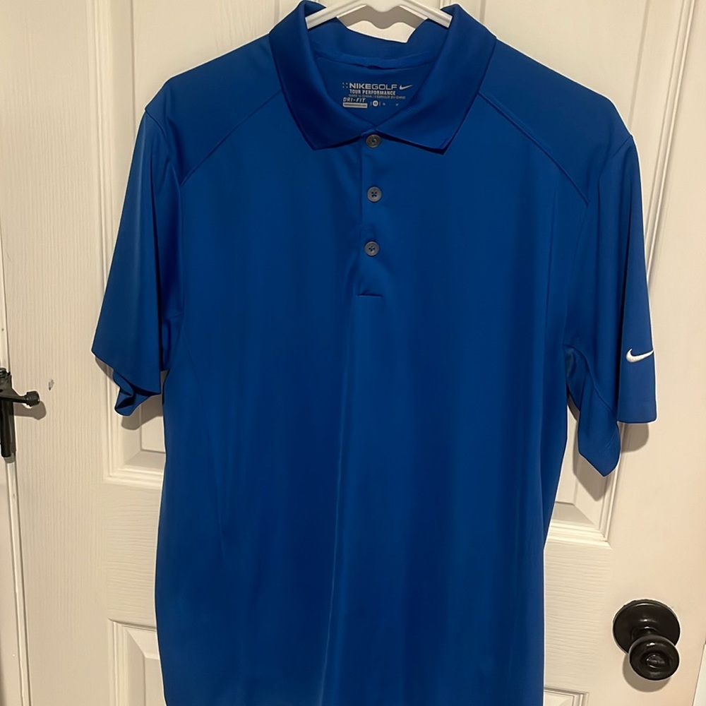Blue Nike polo for men, Nike golf
